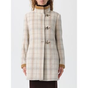 Fay Coat Woman Yellow Cream